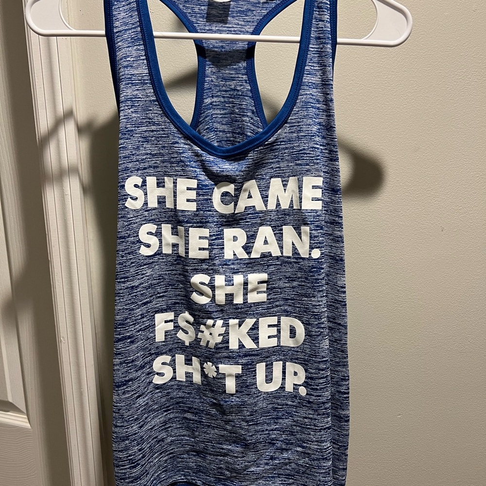 Stiletto Running Racerback Tank - Large - Picture 4 of 5